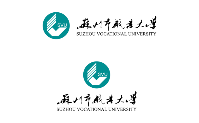蘇州市職業(yè)大學(xué)logo標志矢量圖