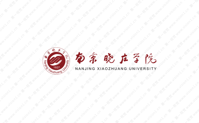 南京曉莊學(xué)院logo標志矢量圖