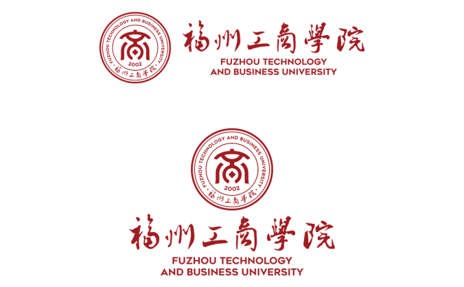 福州工商學院校徽logo矢量圖