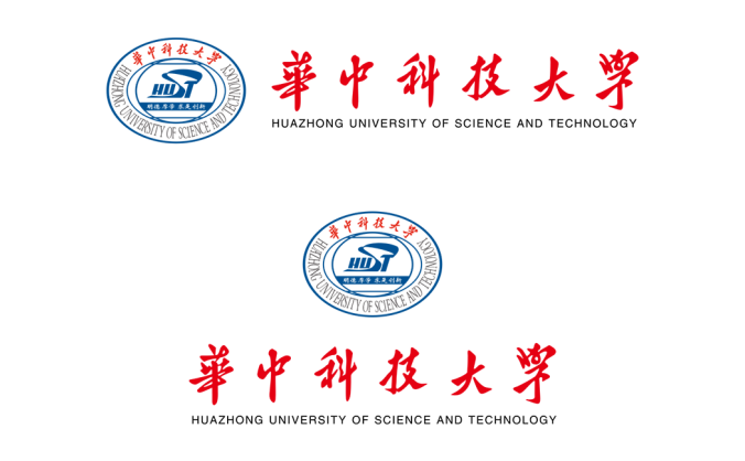 大學(xué)校徽系列:華中科技大學(xué)標(biāo)志矢量圖