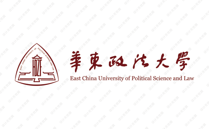 大學(xué)?；障盗?華東政法大學(xué)標(biāo)志矢量圖