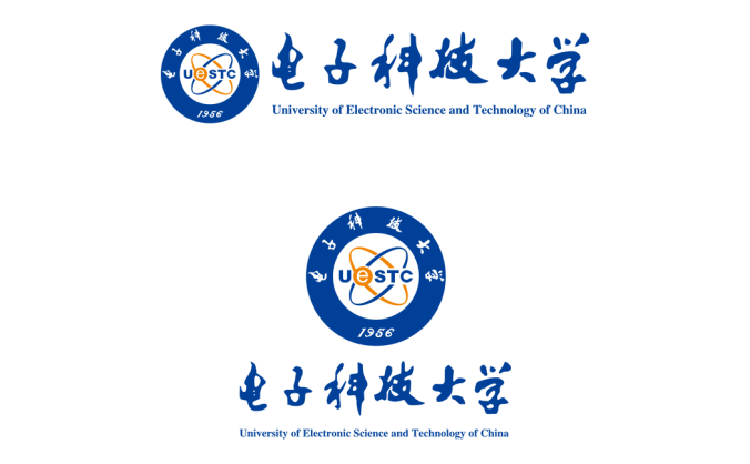 大學(xué)?；障盗?電子科技大學(xué)標(biāo)志矢量圖