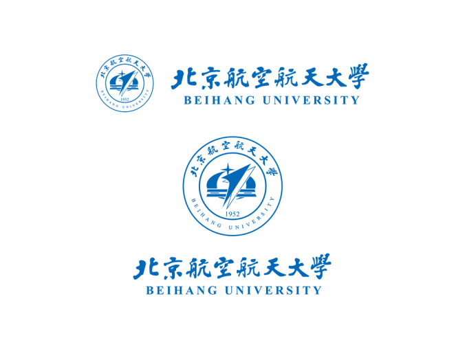 大學(xué)?；障盗?北京航空航天大學(xué)標(biāo)志矢量圖
