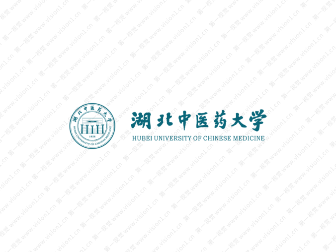 湖北中醫(yī)藥大學(xué)校徽標(biāo)志矢量圖