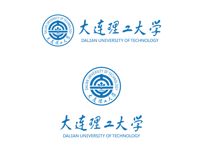 大學(xué)?；障盗?大連理工大學(xué)標(biāo)志矢量圖